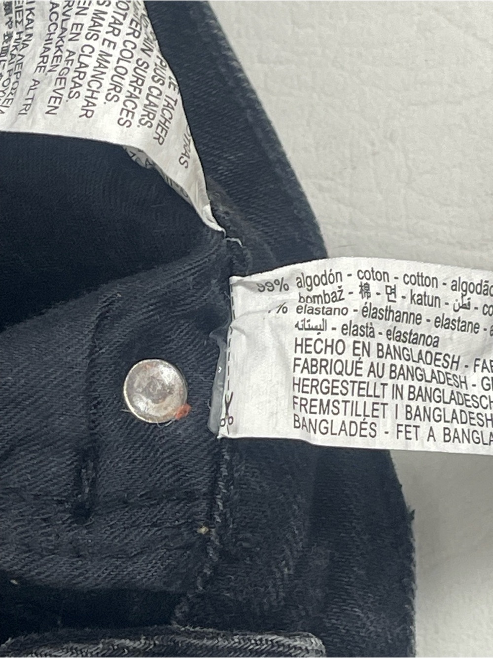 Zara High Rise Skinny Jeans Black Wash Size 4 - Picture 8 of 12